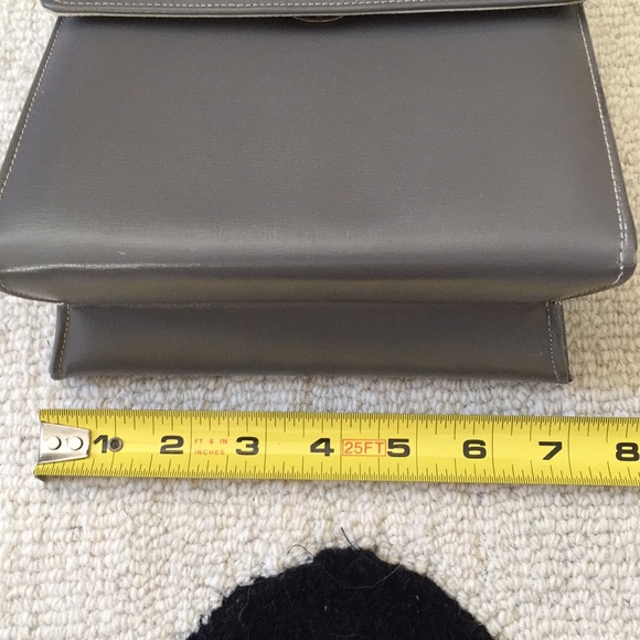 Vintage Grey Duchess Purse with Top Handle - Picture 10 of 11